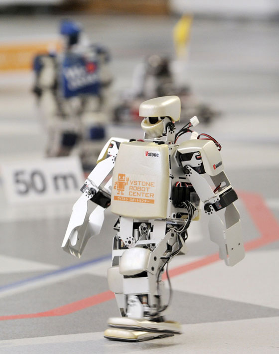 Robot marathon in Osaka